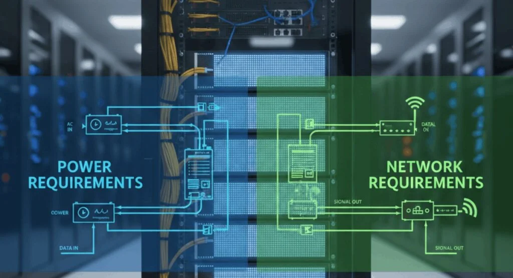 Power supply unit for multiple digital screens