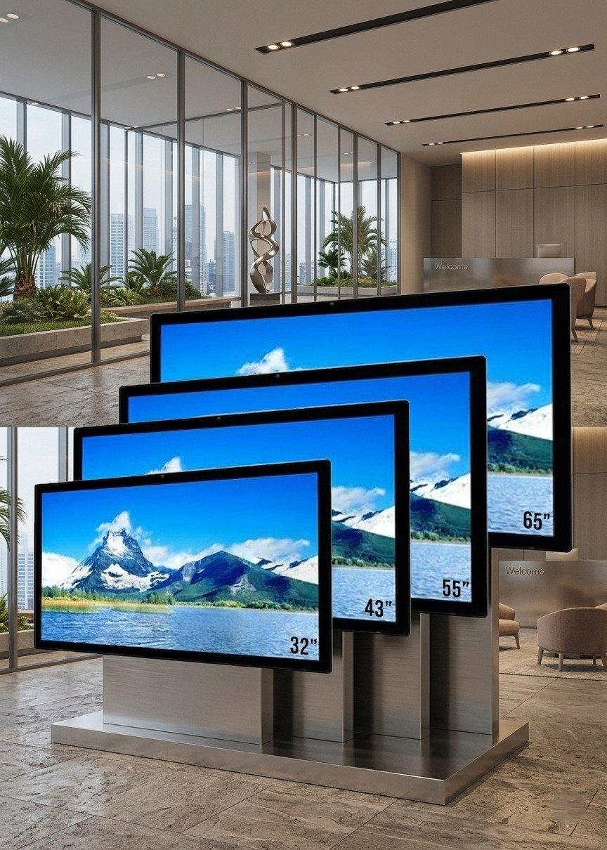 Wall mounted LCD Display
