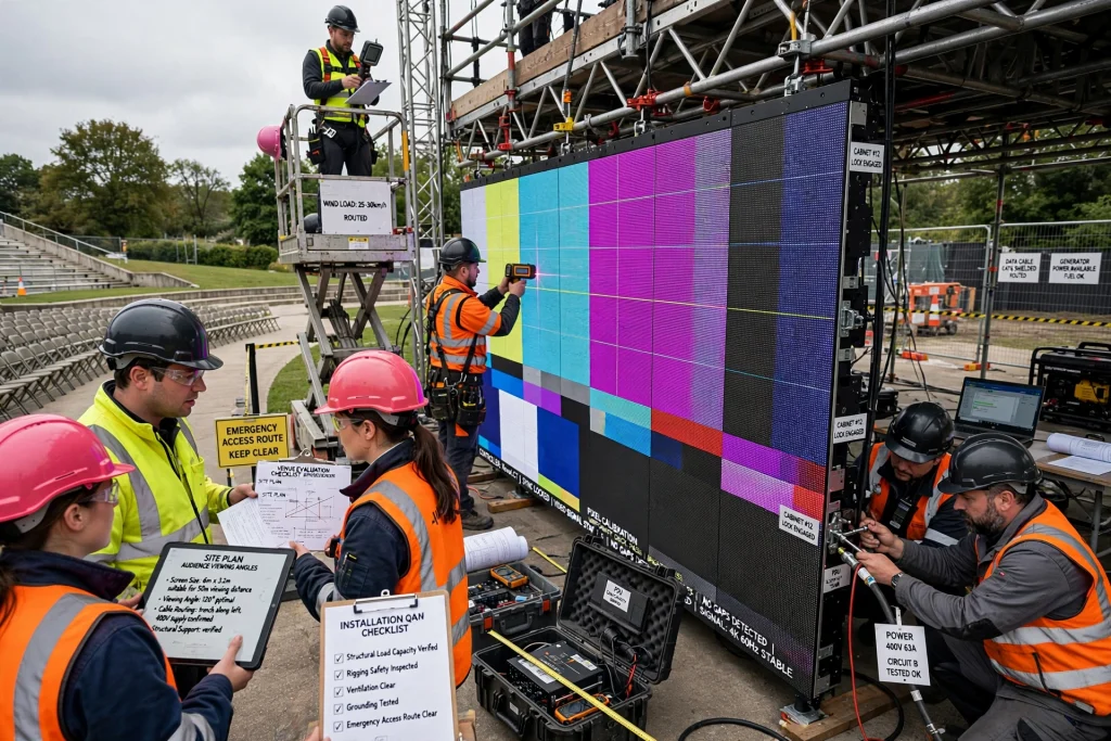 Event LED screen with NovaStar controller