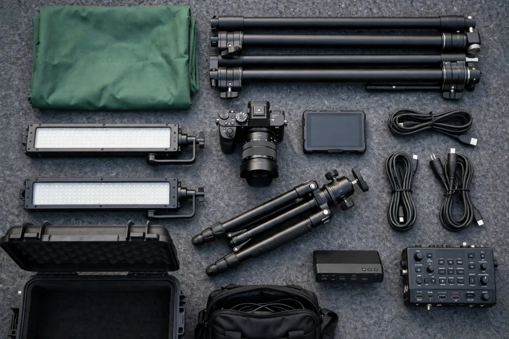 Digital green screen kit for content creation