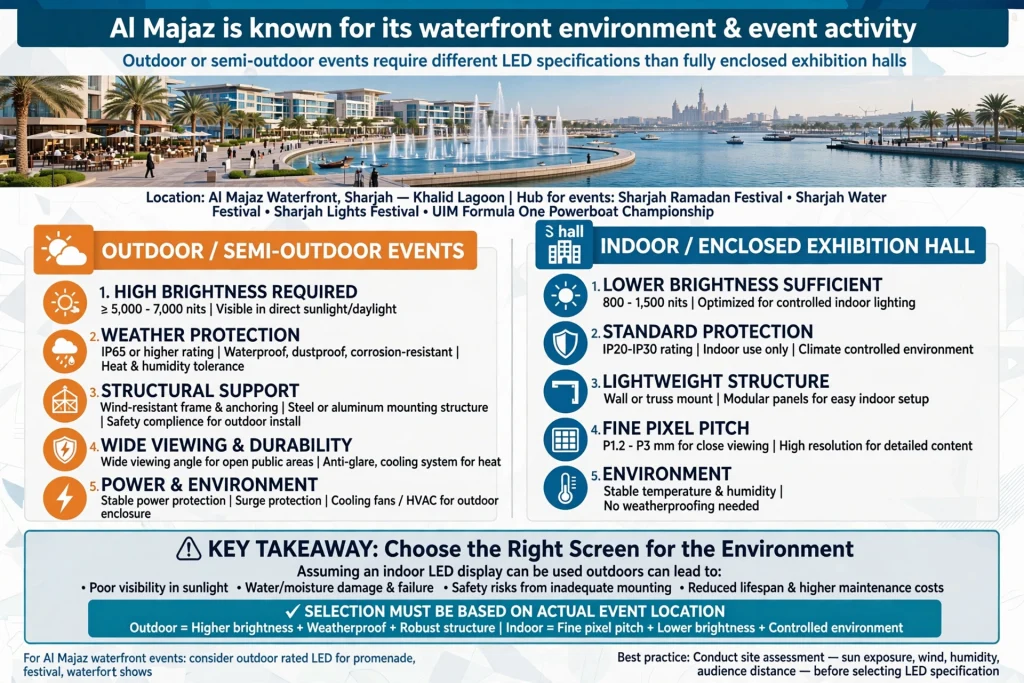 Exhibition LED Screens in Sharjah