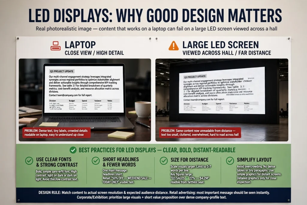 P1.5 LED display panel designed for close viewing applications